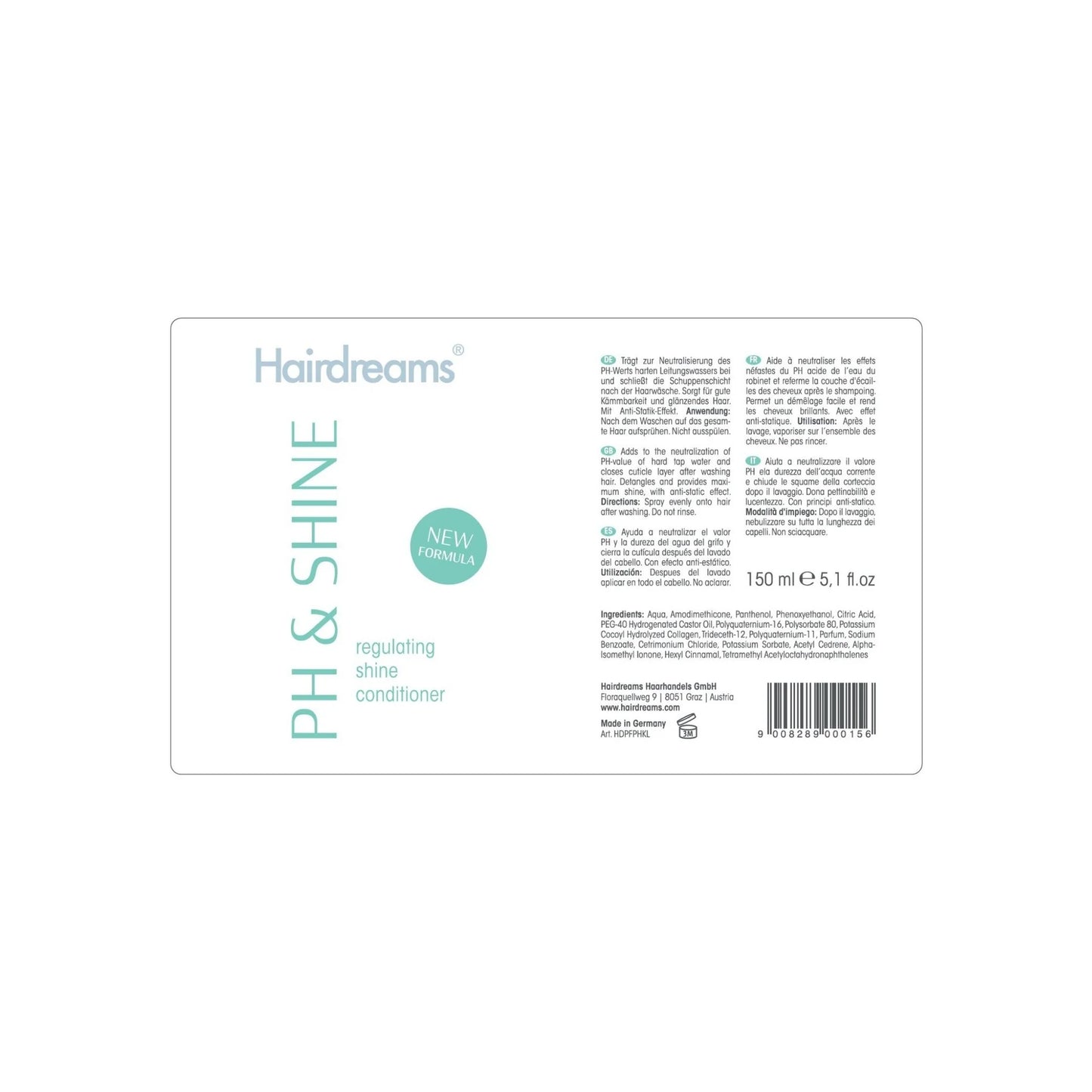 Hairdreams pH&Shine Spray –150 ml (Kopie)